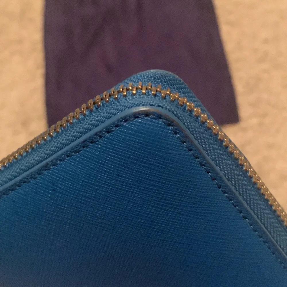 Tory Burch, Robinson Zip Continental Walle, Blue